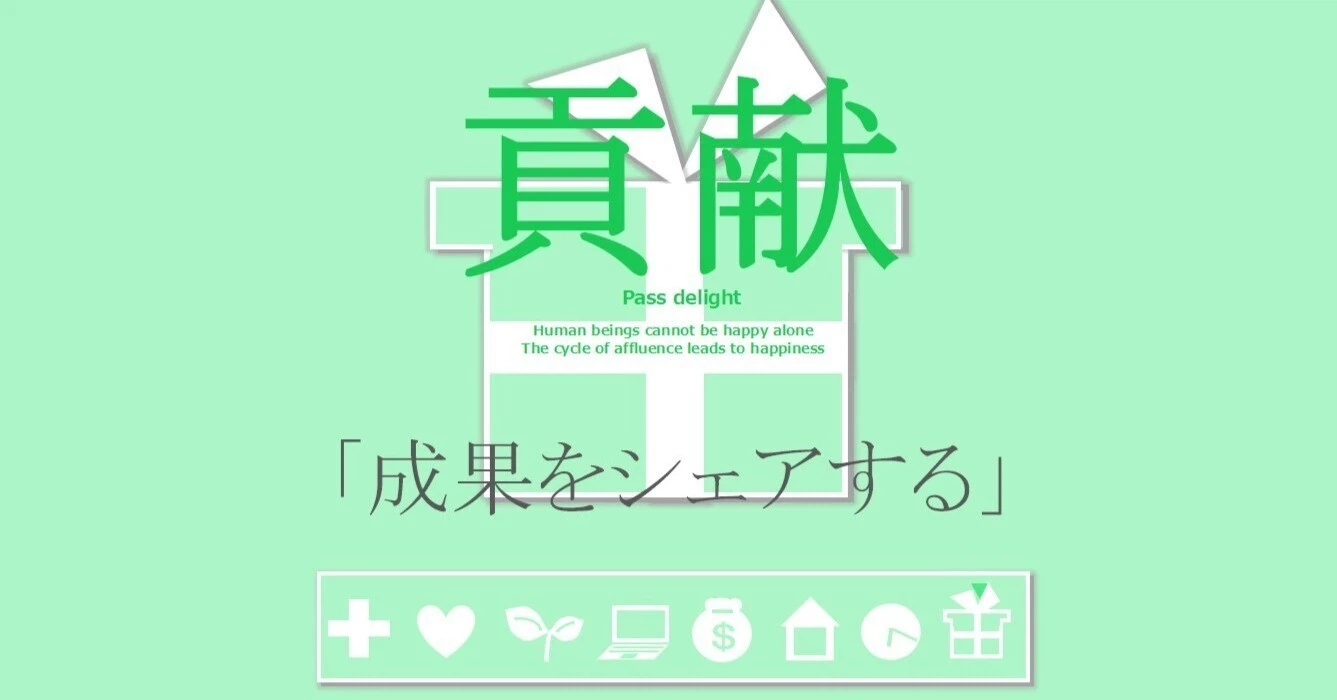貢献の習慣「自分が体得したものを正直にシェアする」