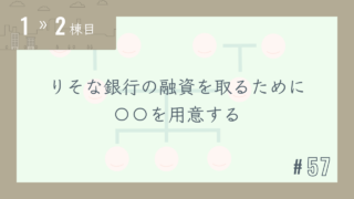 【1〜2棟目 #57】りそな銀行の融資を取るために〇〇を用意する